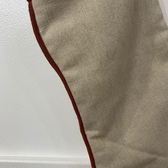 Studio McGee Beige/Deep Red Christmas Stocking - Picture 7 of 7